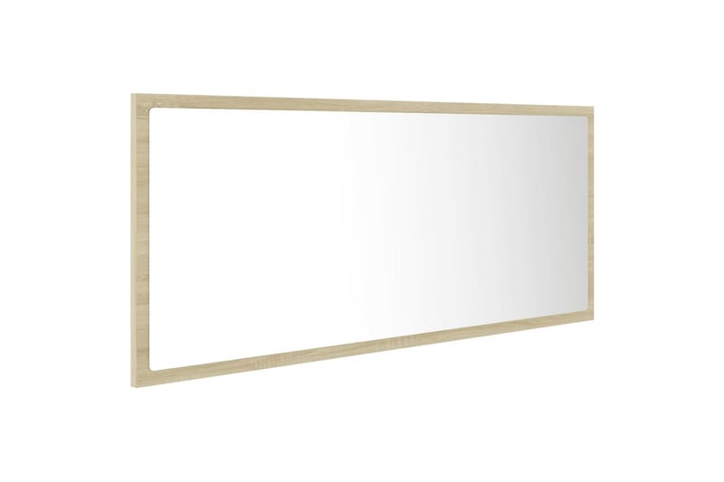 LED Baderomsspeil 100x8,5x37 cm sponplate sonoma eik - Brun - Baderomsspeil