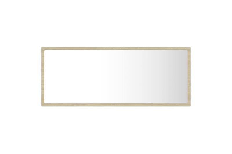 LED Baderomsspeil 100x8,5x37 cm sponplate sonoma eik - Brun - Hus & oppussing - Kjøkken & bad - Baderom - Baderomsmøbler & baderomsinnredning - Baderomsspeil