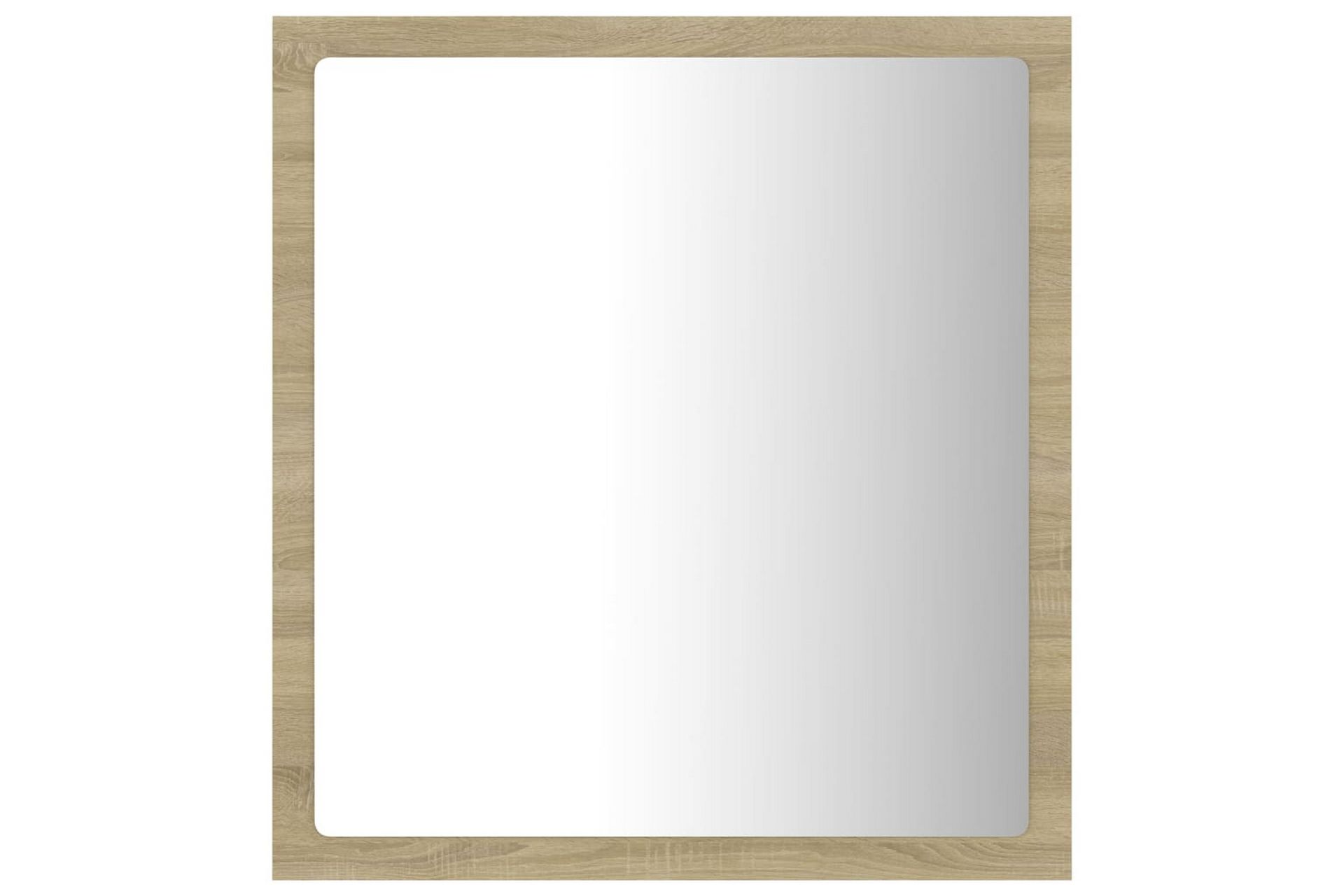 LED Badespeil 40x8,5x37 cm sponplate sonoma eik - Brun - Hus & oppussing - Kjøkken & bad - Baderom - Baderomsmøbler & baderomsinnredning - Baderomsspeil