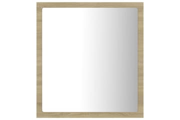 LED Badespeil 40x8,5x37 cm sponplate sonoma eik - Brun - Hus & oppussing - Kjøkken & bad - Baderom - Baderomsmøbler & baderomsinnredning - Baderomsspeil