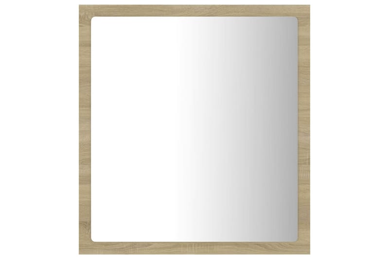 LED Badespeil 40x8,5x37 cm sponplate sonoma eik - Brun - Hus & oppussing - Kjøkken & bad - Baderom - Baderomsmøbler & baderomsinnredning - Baderomsspeil