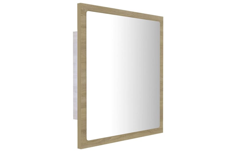 LED Badespeil 40x8,5x37 cm sponplate sonoma eik - Brun - Hus & oppussing - Kjøkken & bad - Baderom - Baderomsmøbler & baderomsinnredning - Baderomsspeil