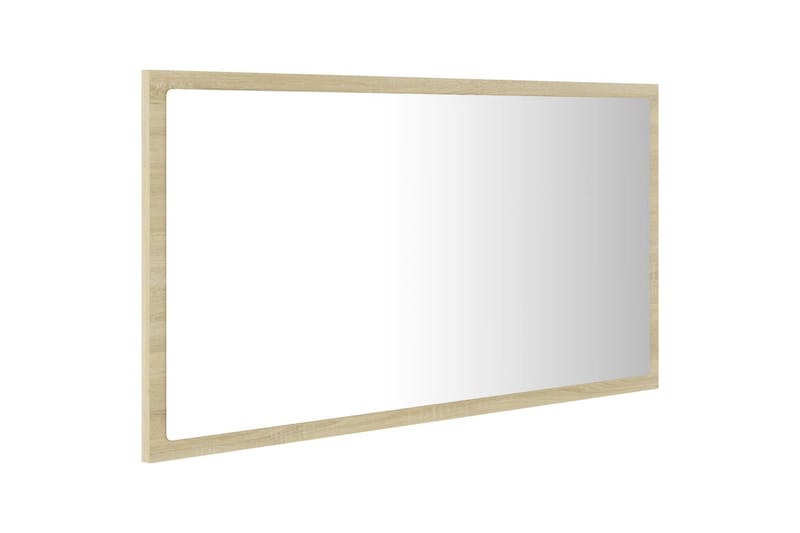 LED Badespeil 80x8,5x37 cm sponplate sonoma eik - Brun - Hus & oppussing - Kjøkken & bad - Baderom - Baderomsmøbler & baderomsinnredning - Baderomsspeil