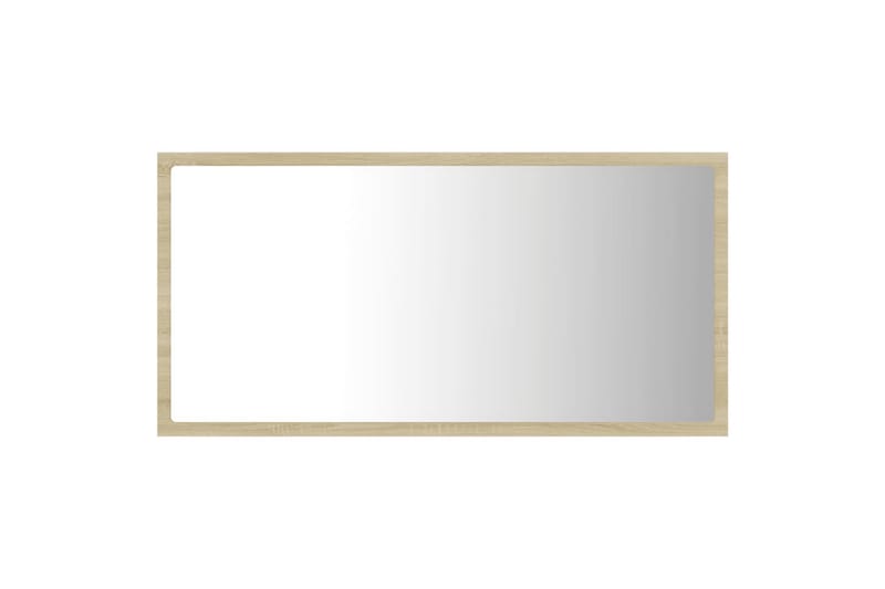 LED Badespeil 80x8,5x37 cm sponplate sonoma eik - Brun - Hus & oppussing - Kjøkken & bad - Baderom - Baderomsmøbler & baderomsinnredning - Baderomsspeil