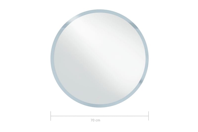 LED-speil til bad 70 cm - Hus & oppussing - Kjøkken & bad - Baderom - Baderomsmøbler & baderomsinnredning - Baderomsspeil