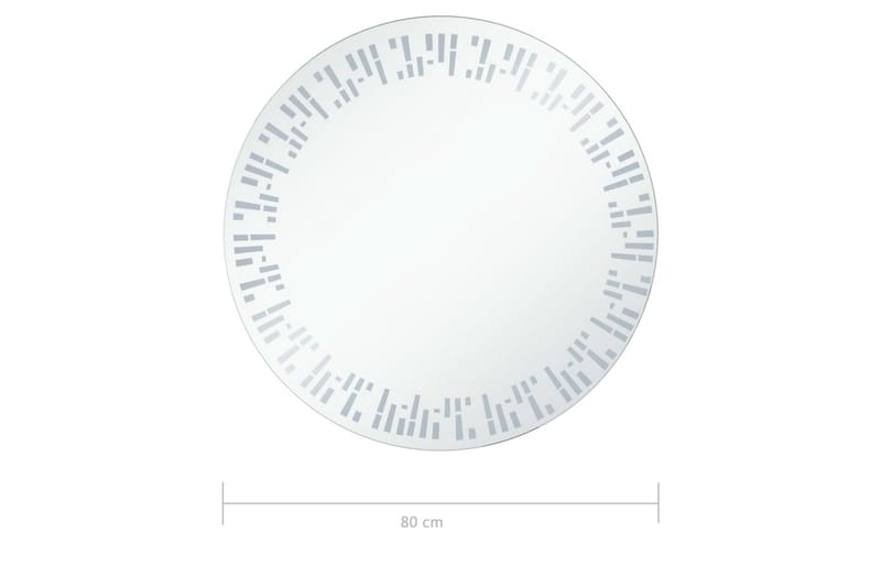 LED-speil til bad 80 cm - Baderomsspeil - Baderomsspeil med belysning