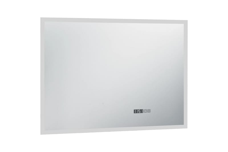 LED-speil til bad m. berøringssensor & tidsvisning 100x60cm - Hus & oppussing - Kjøkken & bad - Baderom - Baderomsmøbler & baderomsinnredning - Baderomsspeil