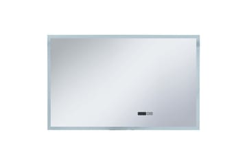 LED-speil til bad m. berøringssensor & tidsvisning 100x60cm - Hus & oppussing - Kjøkken & bad - Baderom - Baderomsmøbler & baderomsinnredning - Baderomsspeil