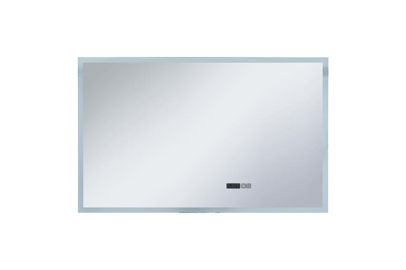 LED-speil til bad m. berøringssensor & tidsvisning 100x60cm - Hus & oppussing - Kjøkken & bad - Baderom - Baderomsmøbler & baderomsinnredning - Baderomsspeil