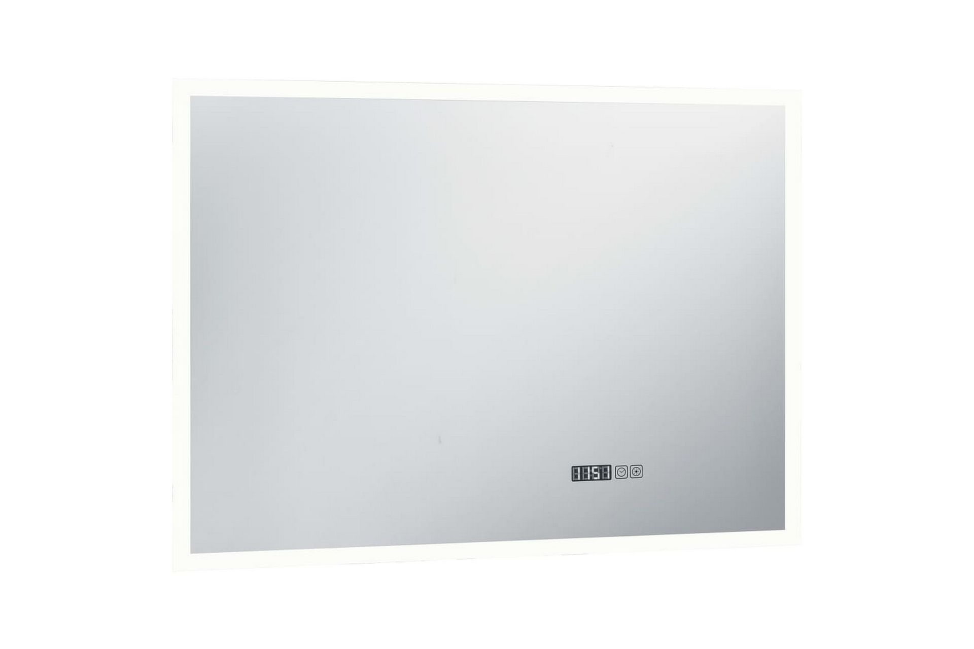 LED-speil til bad m. berøringssensor & tidsvisning 100x60cm - Hus & oppussing - Kjøkken & bad - Baderom - Baderomsmøbler & baderomsinnredning - Baderomsspeil