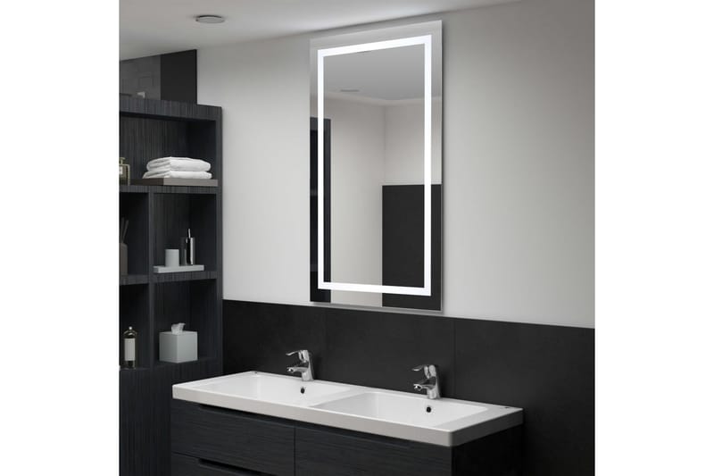 LED-speil til bad med berøringssensor 60x100 cm - Baderomsspeil - Baderomsspeil med belysning