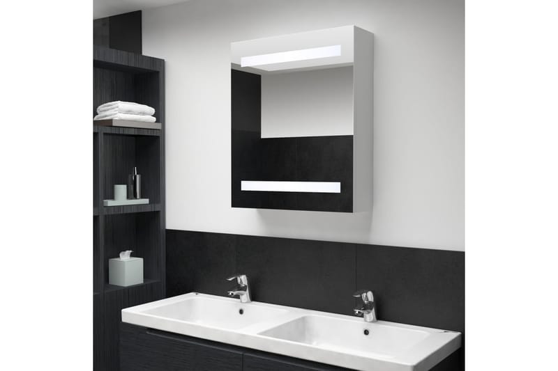 LED-speilskap til bad 50x14x60 cm - Baderomsspeil - Baderomsspeil med belysning