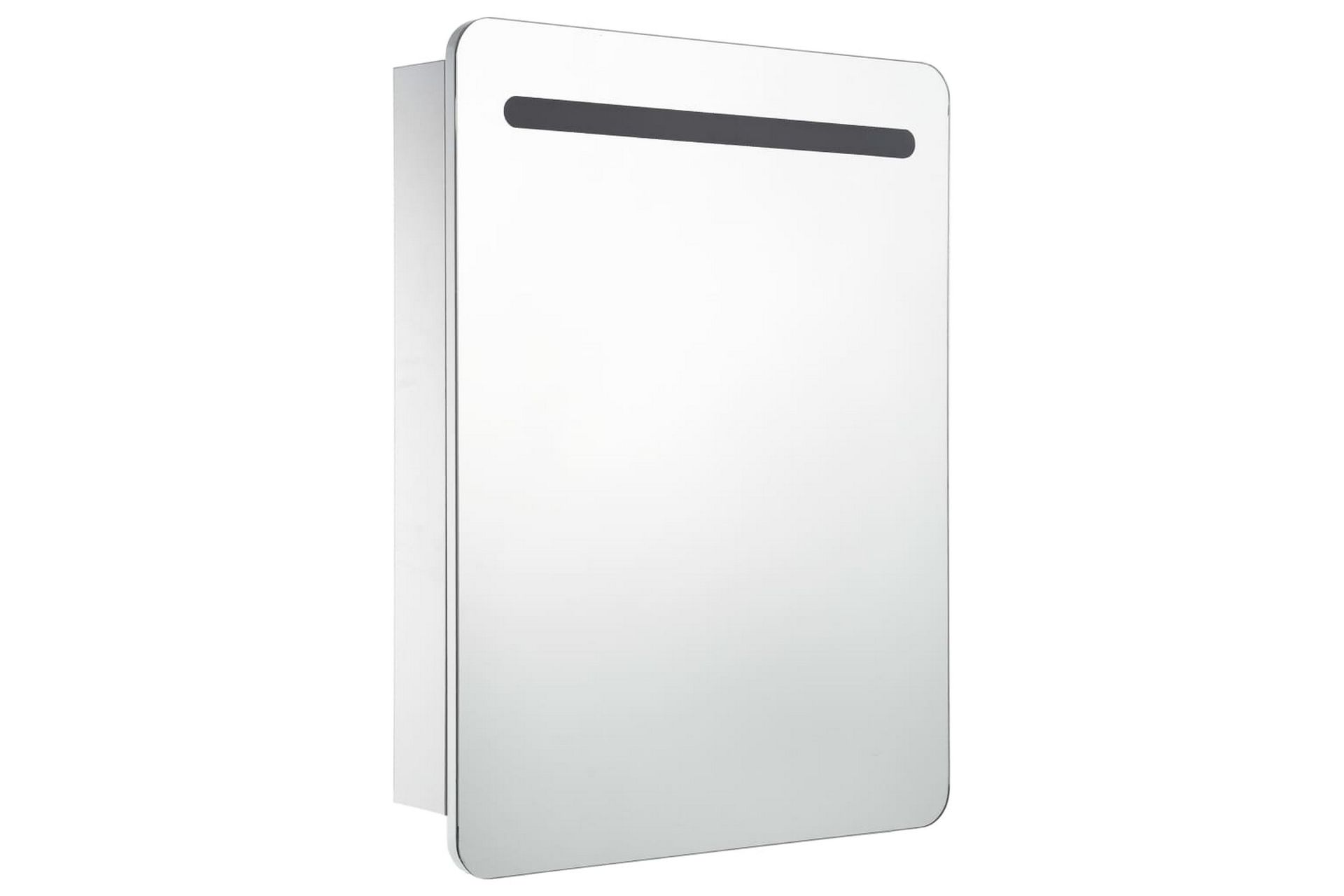 LED-speilskap til bad 60x11x80 cm - Hvit - Hus & oppussing - Kjøkken & bad - Baderom - Baderomsmøbler & baderomsinnredning - Baderomsspeil