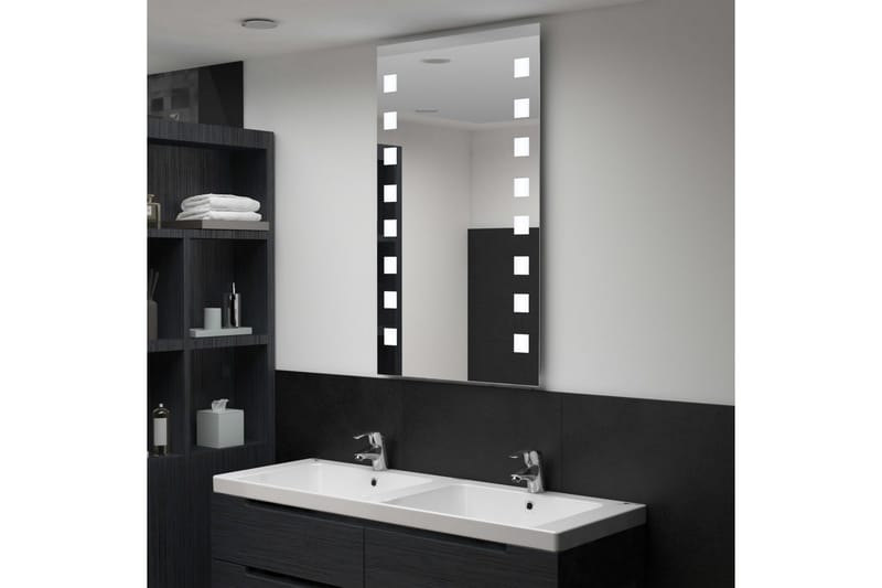 LED-veggspeil til bad 60x100 cm - Hus & oppussing - Kjøkken & bad - Baderom - Baderomsmøbler & baderomsinnredning - Baderomsspeil