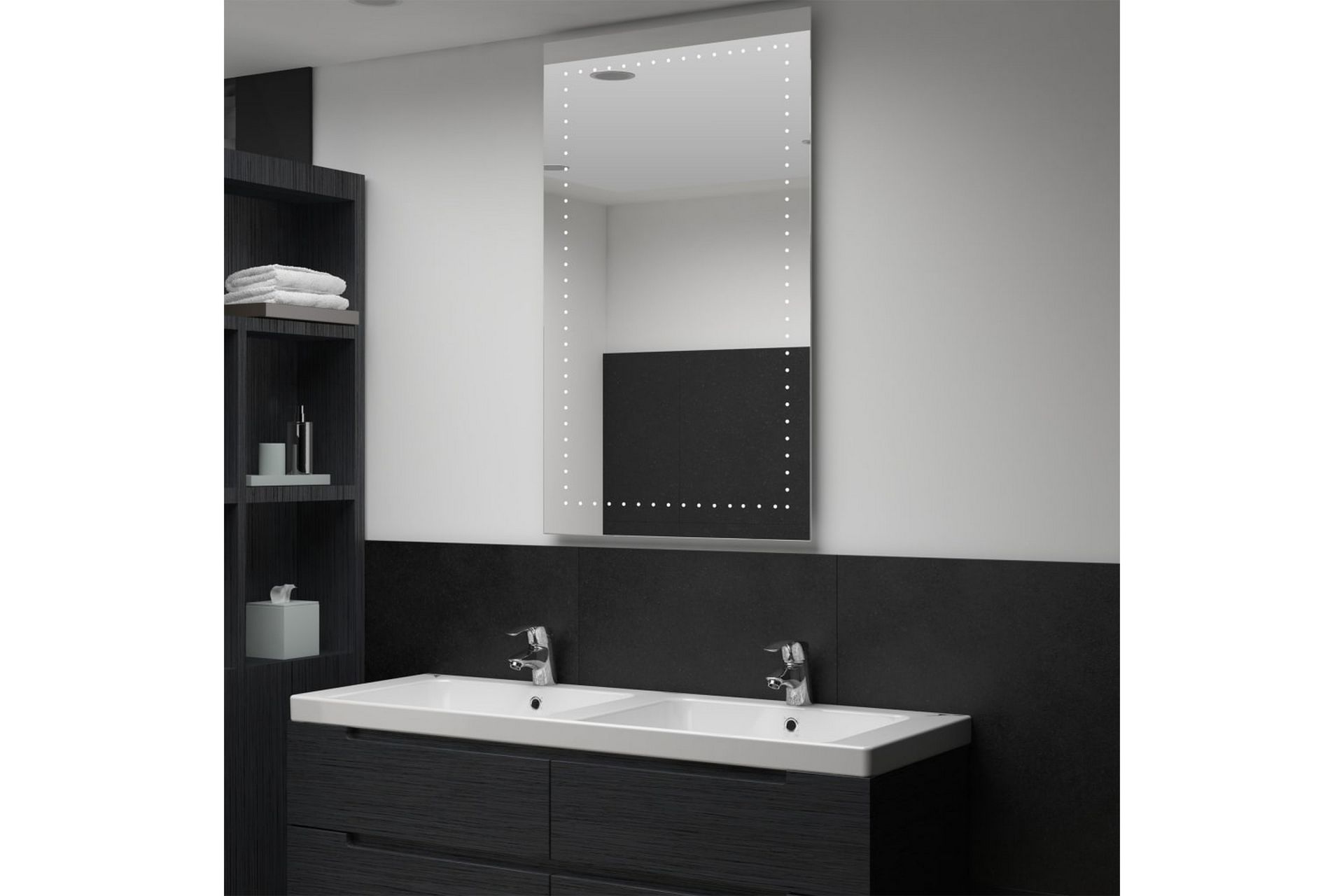 LED-veggspeil til bad 60x100 cm - Hus & oppussing - Kjøkken & bad - Baderom - Baderomsmøbler & baderomsinnredning - Baderomsspeil