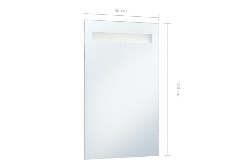 LED-veggspeil til bad 60x100 cm - Hus & oppussing - Kjøkken & bad - Baderom - Baderomsmøbler & baderomsinnredning - Baderomsspeil