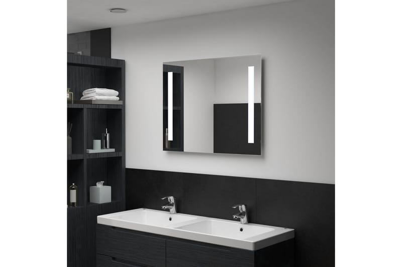 LED-veggspeil til bad 60x50 cm - Hus & oppussing - Kjøkken & bad - Baderom - Baderomsmøbler & baderomsinnredning - Baderomsspeil