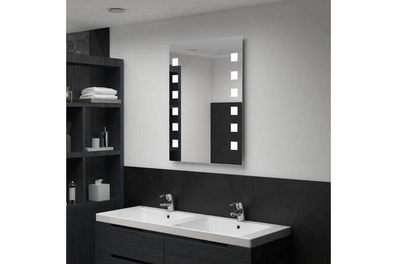 LED-veggspeil til bad 60x80 cm - Hus & oppussing - Kjøkken & bad - Baderom - Baderomsmøbler & baderomsinnredning - Baderomsspeil