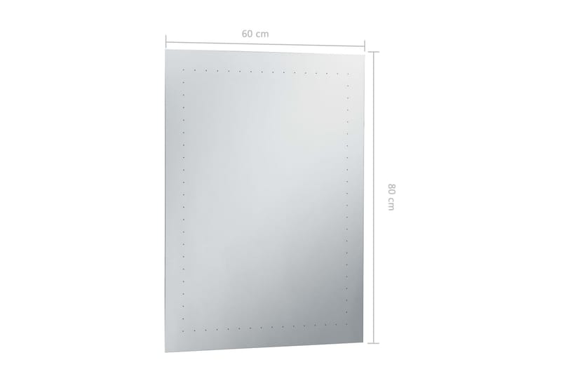 LED-veggspeil til bad 60x80 cm - Hus & oppussing - Kjøkken & bad - Baderom - Baderomsmøbler & baderomsinnredning - Baderomsspeil