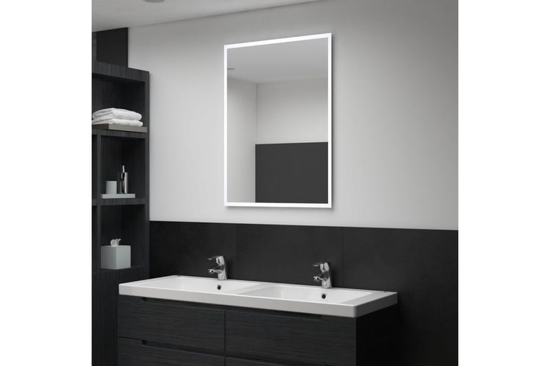 LED-veggspeil til bad 60x80 cm - Hus & oppussing - Kjøkken & bad - Baderom - Baderomsmøbler & baderomsinnredning - Baderomsspeil