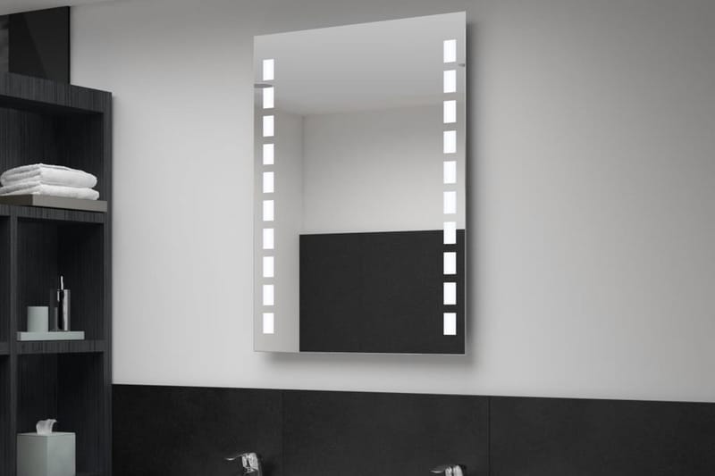 LED-veggspeil til bad 60x80 cm - Hus & oppussing - Kjøkken & bad - Baderom - Baderomsmøbler & baderomsinnredning - Baderomsspeil