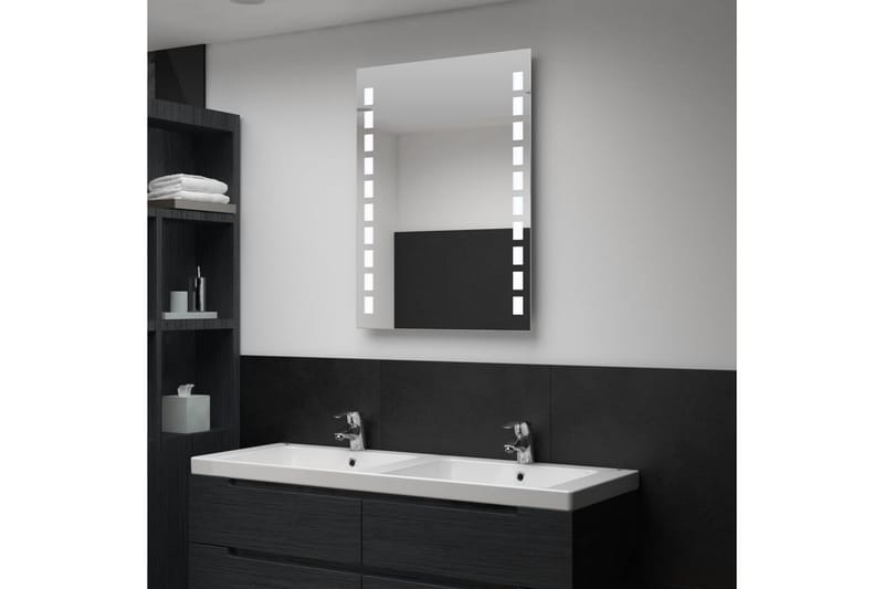 LED-veggspeil til bad 60x80 cm - Hus & oppussing - Kjøkken & bad - Baderom - Baderomsmøbler & baderomsinnredning - Baderomsspeil