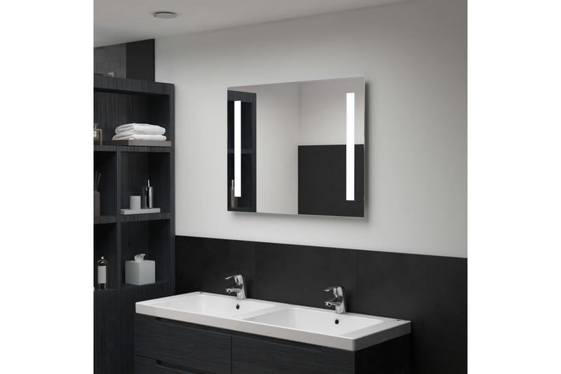 LED-veggspeil til bad 80x60 cm - Hus & oppussing - Kjøkken & bad - Baderom - Baderomsmøbler & baderomsinnredning - Baderomsspeil
