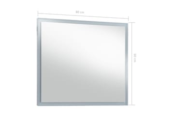 LED-veggspeil til bad 80x60 cm - Hus & oppussing - Kjøkken & bad - Baderom - Baderomsmøbler & baderomsinnredning - Baderomsspeil