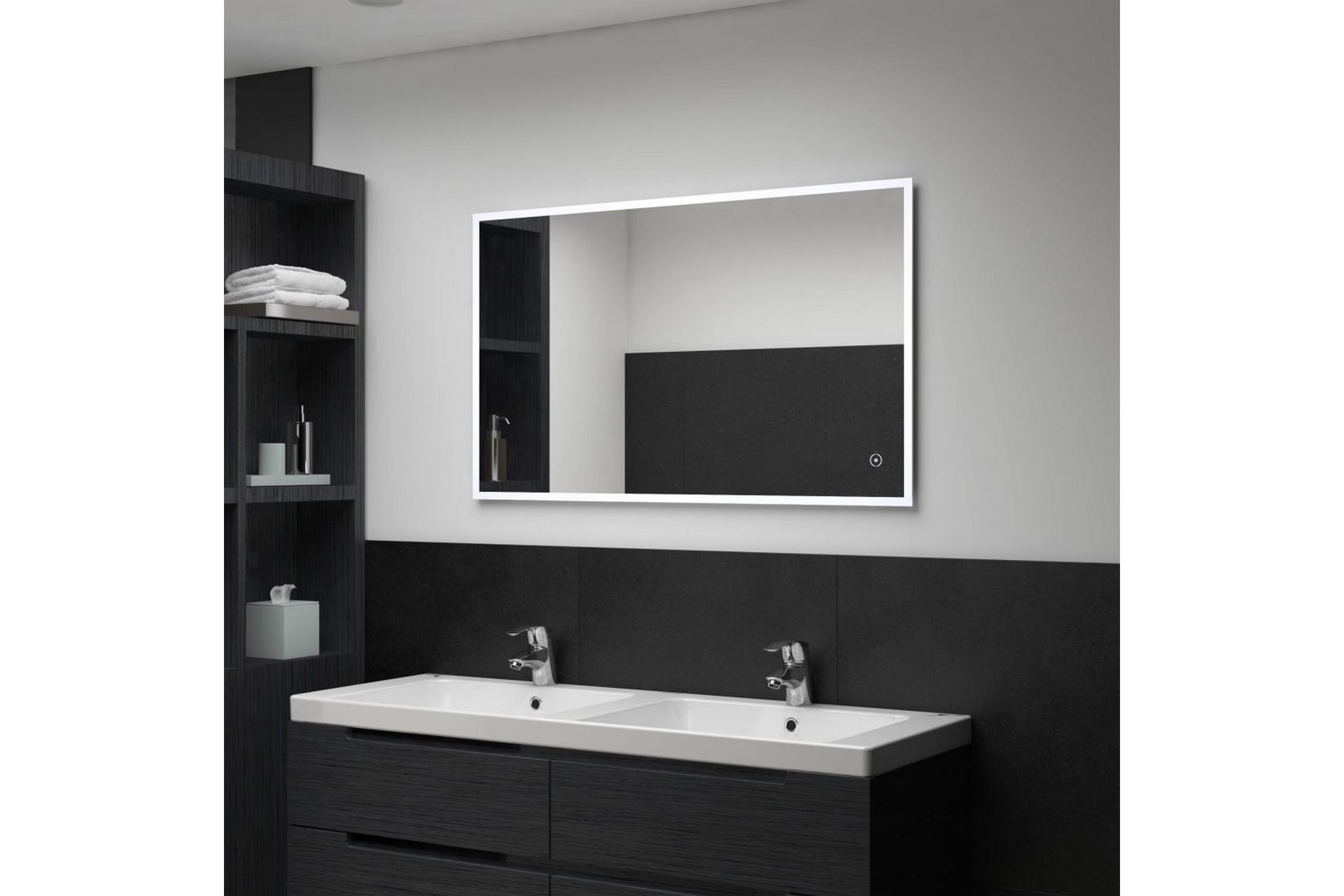 LED-veggspeil til bad med berøringssensor 100x60 cm - Hus & oppussing - Kjøkken & bad - Baderom - Baderomsmøbler & baderomsinnredning - Baderomsspeil