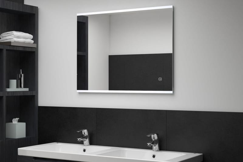 LED-veggspeil til bad med berøringssensor 80x60 cm - Hus & oppussing - Kjøkken & bad - Baderom - Baderomsmøbler & baderomsinnredning - Baderomsspeil
