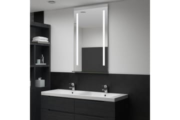 LED-veggspeil til bad med hylle 60x100 cm - Hus & oppussing - Kjøkken & bad - Baderom - Baderomsmøbler & baderomsinnredning - Baderomsspeil