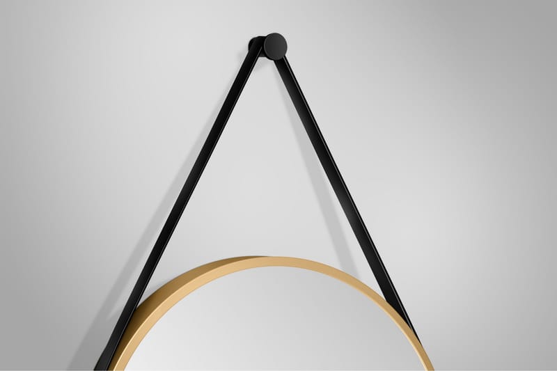 Nävesta Speil 50 cm Rundt - Gull - Hus & oppussing - Kjøkken & bad - Baderom - Baderomsmøbler & baderomsinnredning - Baderomsspeil