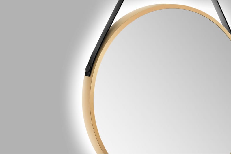 Nävesta Speil 50 cm Rundt - Gull - Hus & oppussing - Kjøkken & bad - Baderom - Baderomsmøbler & baderomsinnredning - Baderomsspeil