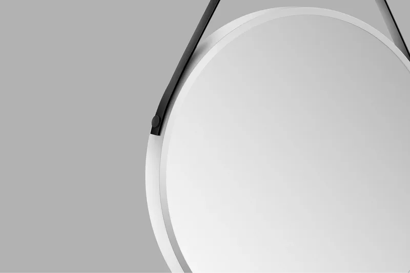 Nävesta Speil 50 cm Rundt - Hvit - Hus & oppussing - Kjøkken & bad - Baderom - Baderomsmøbler & baderomsinnredning - Baderomsspeil