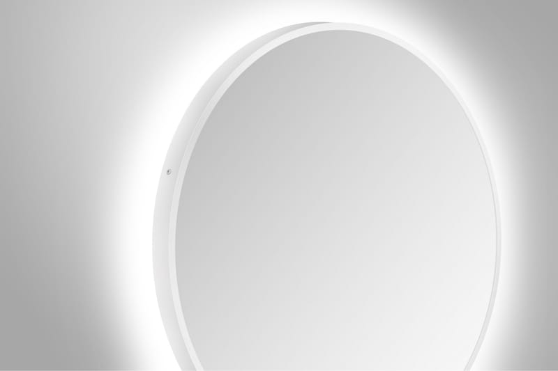 Nävesta Speil 50 cm Rundt - Hvit - Hus & oppussing - Kjøkken & bad - Baderom - Baderomsmøbler & baderomsinnredning - Baderomsspeil
