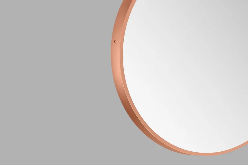 Nävesta Speil 50 cm Rundt - Kobber - Hus & oppussing - Kjøkken & bad - Baderom - Baderomsmøbler & baderomsinnredning - Baderomsspeil