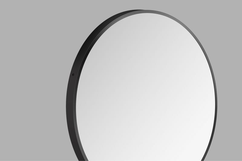 Nävesta Speil 80 cm Rundt - Svart - Hus & oppussing - Kjøkken & bad - Baderom - Baderomsmøbler & baderomsinnredning - Baderomsspeil
