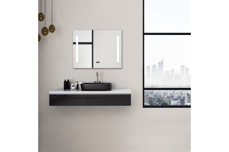 Purnuvara Baderomsspeil 60 cm LED-Lys - Hus & oppussing - Kjøkken & bad - Baderom - Baderomsmøbler & baderomsinnredning - Baderomsspeil