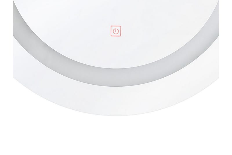 Rystal Speil LED Rund 58x58 cm - Sølv - Hus & oppussing - Kjøkken & bad - Baderom - Baderomsmøbler & baderomsinnredning - Baderomsspeil
