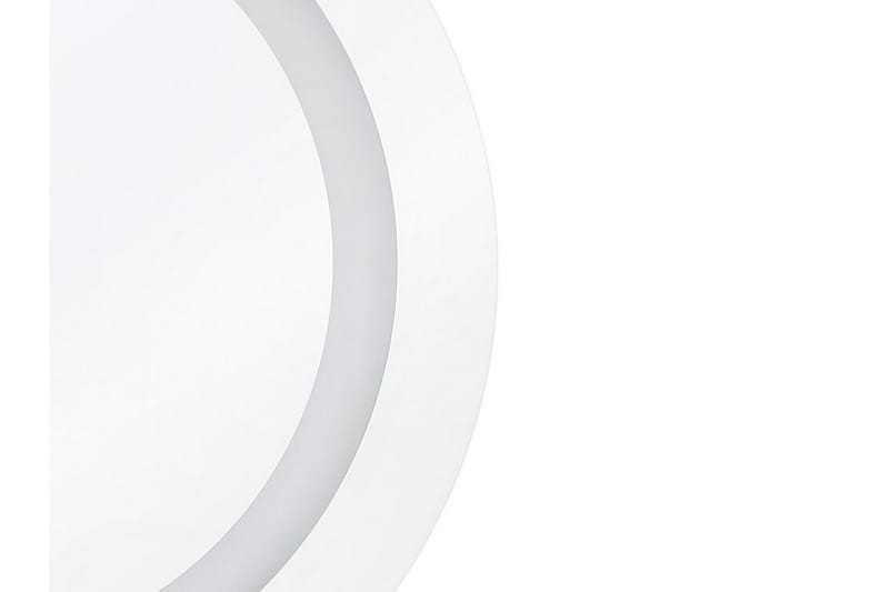 Rystal Speil LED Rund 58x58 cm - Sølv - Baderomsspeil - Baderomsspeil med belysning