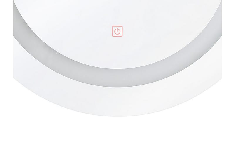 Rystal Speil LED Rund 58x58 cm - Sølv - Hus & oppussing - Kjøkken & bad - Baderom - Baderomsmøbler & baderomsinnredning - Baderomsspeil