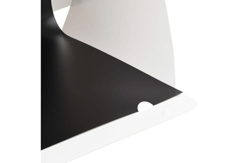 Sammenleggbar LED-fotostudiolysboks 40x34x37 cm plast hvit - Hvit - Baderomsspeil - Baderomsspeil med belysning