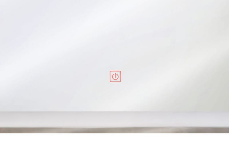 Tooms Speil LED 60x80 cm - Sølv - Hus & oppussing - Kjøkken & bad - Baderom - Baderomsmøbler & baderomsinnredning - Baderomsspeil