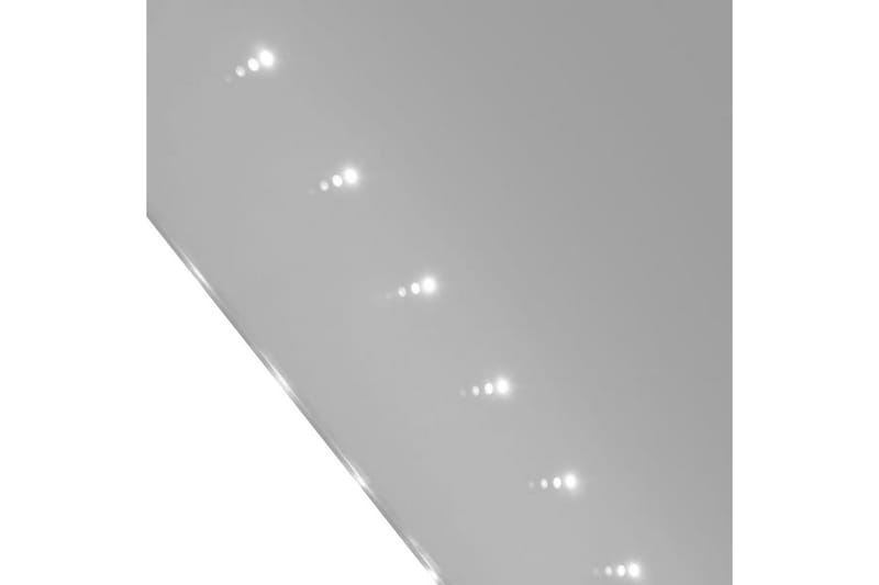 Veggspeil med LED-lys 100 x 60 cm (L x H) - Baderomsspeil - Baderomsspeil med belysning