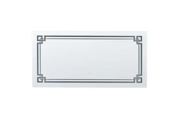 Badrumsspegel med LED Beliani Avranches Silver - Hus & oppussing - Kjøkken & bad - Baderom - Baderomsmøbler & baderomsinnredning - Baderomsspeil