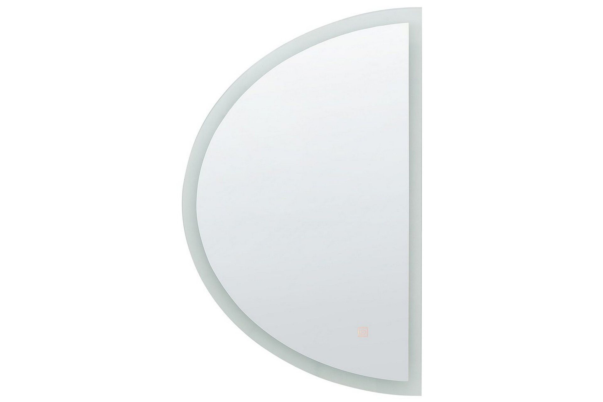 Badrumsspegel med LED Beliani Bezons Silver -