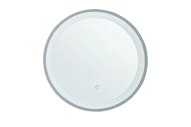 Badrumsspegel med LED Beliani Brinay Silver, undefined