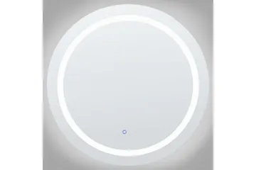 Badrumsspegel med LED Beliani Courseulles Silver - Hus & oppussing - Kjøkken & bad - Baderom - Baderomsmøbler & baderomsinnredning - Baderomsspeil