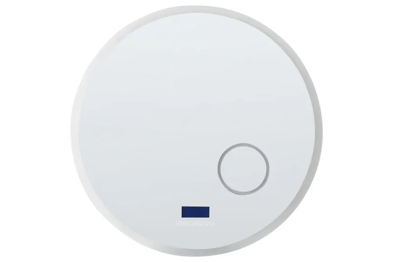 Badrumsspegel med LED Beliani Fixin Silver, undefined