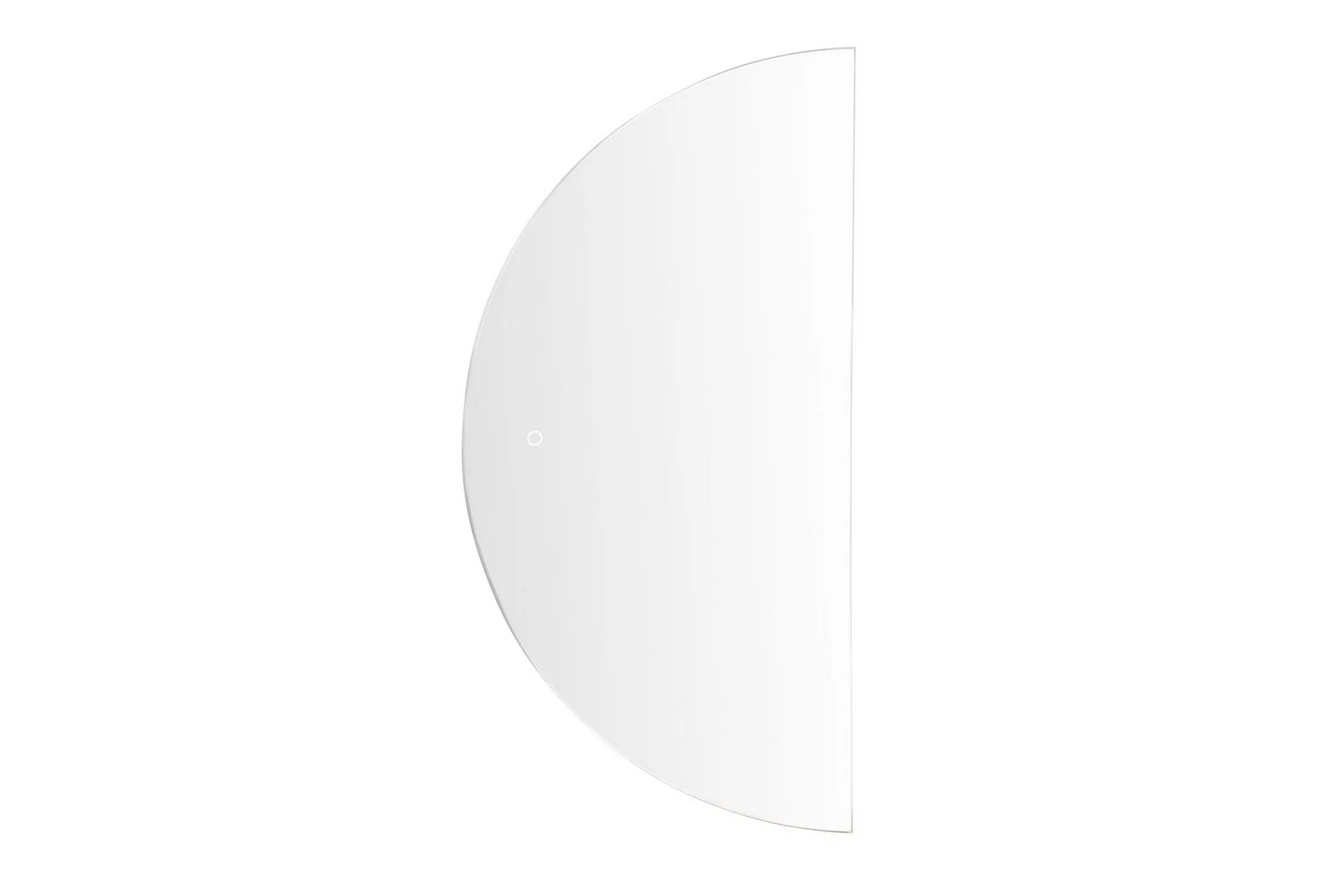 Badrumsspegel med LED Beliani Loue 50x4x100 cm Silver -